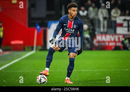 Brest, France. 01st Feb, 2025. Desire DOUE of PSG during the French championship Ligue 1 football match between Stade Brestois (Brest) and Paris Saint-Germain on 1 February 2025 at Francis Le Ble stadium in Brest, France - Photo Matthieu Mirville/DPPI Credit: DPPI Media/Alamy Live News Stock Photo