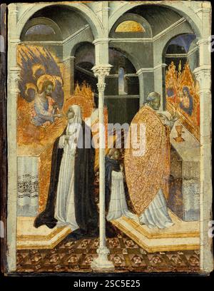 The Miraculous Communion of Saint Catherine of Siena Giovanni di Paolo ...