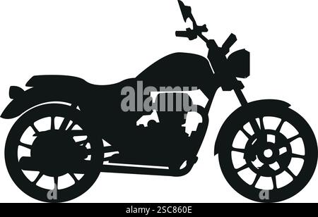 Motor bike sign. Vehicle signs and symbols. Stock Vector