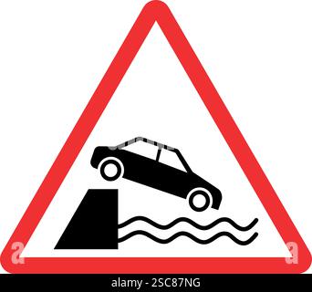 Water Safety Sign Attention, No Motorized Craft Stock Vector Image ...