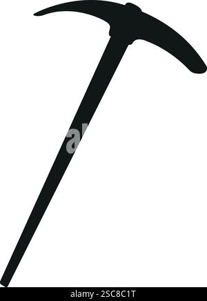 Agriculture pickaxe icon sign. Work tool signs and symbols. Stock Vector