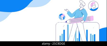 Personnel doing job interview flat vector concept operation hand drawn illustration Stock Vector