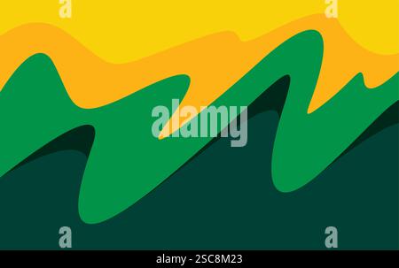 abstract creative backgrounds in minimal trendy style with mountain design Stock Vector