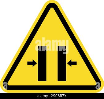 Fuse writable warning sign. Electrical safety signs and symbols. Stock Vector