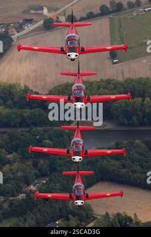 Belgian Air Force Diables Rouges The Belgian Air Force Red Devils perform aerobatic displays with their ...