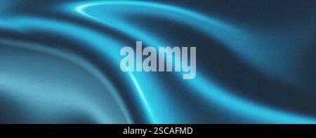 Abstract blue flowing background with grainy texture. Perfect for banners, posters, headlines and covers Stock Photo
