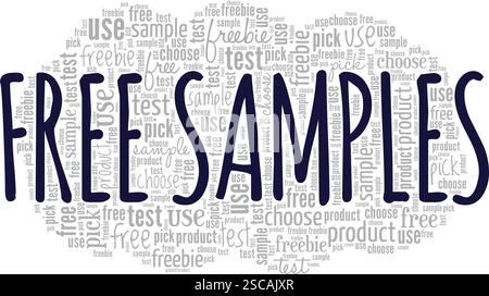 Free Samples word cloud conceptual design isolated on white background ...