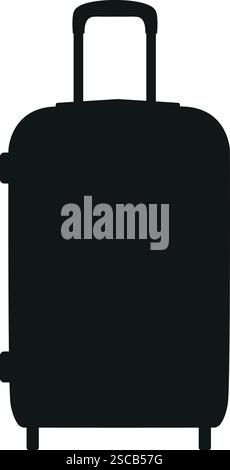 Trolley Bag icon sign. Signs and symbols. Stock Vector