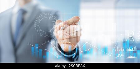 Data-Driven Decision Making and Performance Analy. Stock Photo
