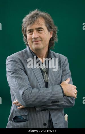 Award-winning Irish playwright, poet and fiction writer Sebastian Barry, pictured at the Edinburgh International Book Festival where he talked about his new work. The three-week event is the world's biggest literary festival and is held during the annual Edinburgh Festival. The 2009 event featured talks and presentations by more than 500 authors from around the world. Stock Photo