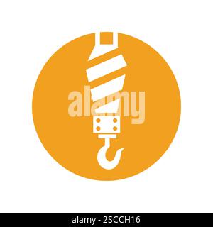 crane icon logo design template Stock Vector