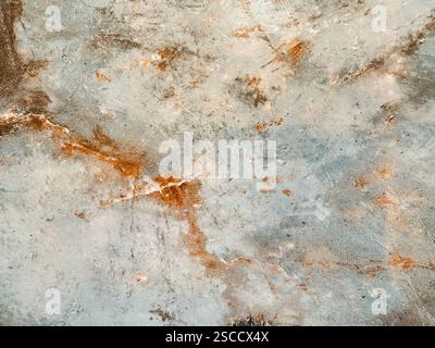 Natural light blue marble with dark golden red veins. Luxurious rare type blue natural marble stone, Seamless background texture. Stock Photo