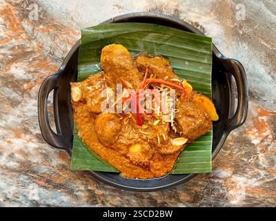Indonesian Famous Food Beef Rendang Stock Photo - Alamy