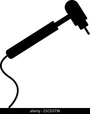 Dental drill icon sign. Medical equipment signs and symbols. Stock Vector