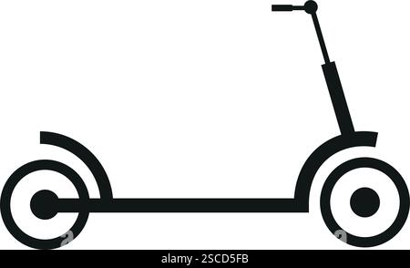 Electric scooter icon sign. Transport signs and symbols. Stock Vector