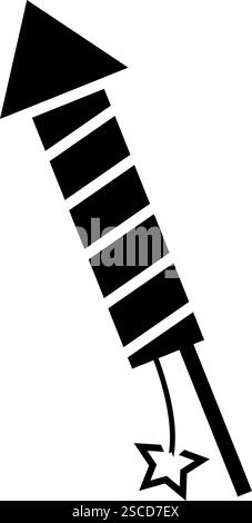 Firework rocket icon. Fire cracker signs and symbols. Stock Vector