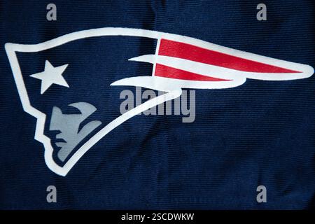 New England Patriots NFL football team owner Robert Kraft, center, at a ...