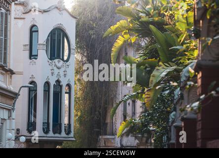 Hotel Noucentista in Sitges, Spain Stock Photo