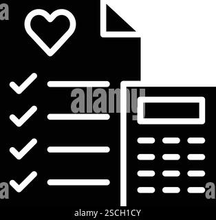 Wedding cost Vector Icon Design Illustration Stock Vector