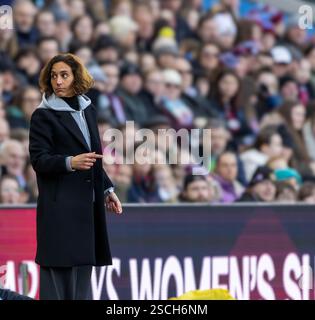 Aston Villa manager Natalia Arroyo before the Adobe Women's FA Cup ...