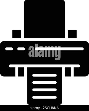 Printer Vector Icon Design Illustration Stock Vector