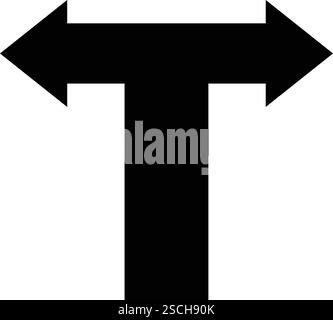 Split Vector Icon Design Illustration Stock Vector