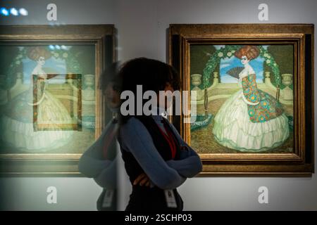 London, UK. 7th Feb, 2025. Hanns Pellar, Libelle, Estimate GBP 50,000 - GBP 70,000 - A preview of Barry Humphries: The Personal Collection at Christies, London - The world-renowned Australian performer, best known for his characters Dame Edna Everage and Sir Les Patterson, started collecting in his teens, and over more than half a century built a collection comprising approximately 250 lots, estimates range from £200 to £300,000. The full pre-sale exhibition will be on public view from 7 February to 12 February. The live auction is on 13 February 2025. Credit: Guy Bell/Alamy Live News Stock Photo