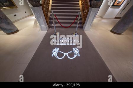 Christie's, London, UK. 7th Feb, 2025. Barry Humphries: The Personal Collection. Pre sale exhibition (auction on 13th Feb) of the erudite collection of Barry Humphries (1934-2023). The world-renowned Australian performer, best known for his characters Dame Edna Everage and Sir Les Patterson, started collecting in his teens, and over more than half a century built his collection. Credit: Malcolm Park/Alamy Live News Stock Photo
