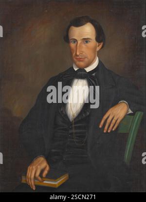 Portrait of Dr. Lewis D. Lyons, about 1855. Stock Photo