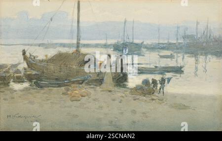 Tanabe Harbor, 1903. Stock Photo