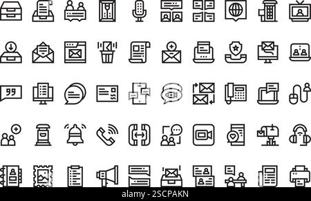High-Quality Vector Icons Collection with Editable Stroke. Ideal for Professional and Creative Projects Stock Vector