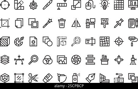 High-Quality Vector Icons Collection with Editable Stroke. Ideal for Professional and Creative Projects Stock Vector