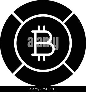 Bitcoin Vector Icon Design Illustration Stock Vector