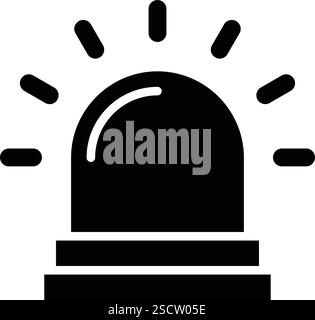 Fire alarm line vector icons and signs. Fire, Warning, Alert, Horn ...
