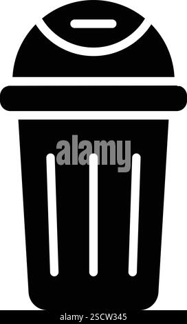 Bin Vector Icon Design Illustration Stock Vector