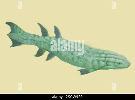 Eusthenopteron is an extinct genus of lobe-finned fish, also known as ...