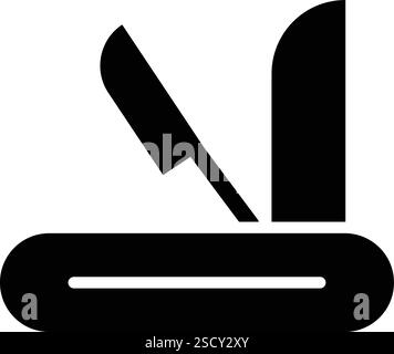 Swiss army knife Vector Icon Design Illustration Stock Vector