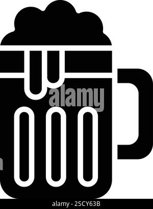 Beer Vector Icon Design Illustration Stock Vector