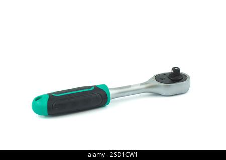 New torque wrench isolated on a white background Stock Photo