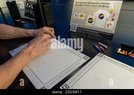 teamlabs lights and color in Tokyo Stock Photo - Alamy