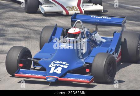 The Tyrrell 009 at the Long Beach Grand Prix, driven by