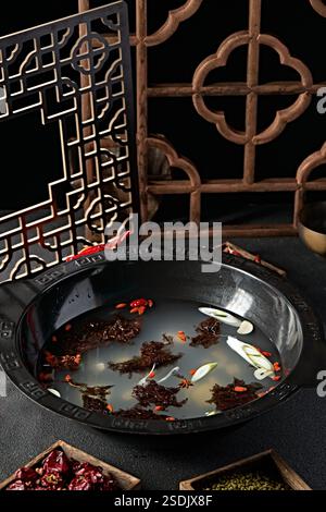 Chongqing hot pot soup base Stock Photo - Alamy