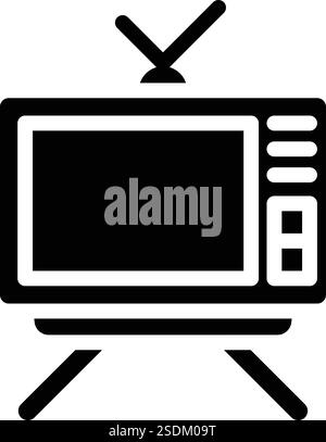 Television Vector Icon Design Illustration Stock Vector
