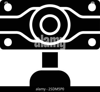 Webcam Vector Icon Design Illustration Stock Vector