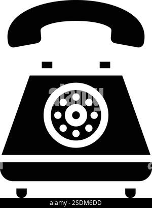 Telephone Vector Icon Design Illustration Stock Vector