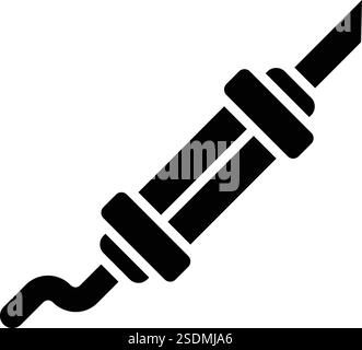 Car exhaust icon outline vector. Motor pipe. Smoke auto Stock Vector ...