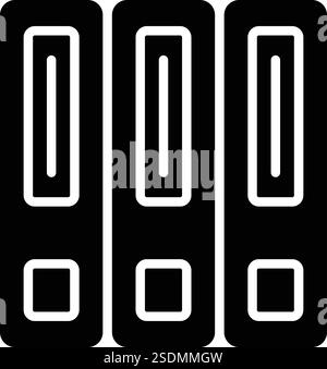 Folder Vector Icon Design Illustration Stock Vector
