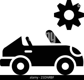 Car Service Vector Icon Design Illustration Stock Vector