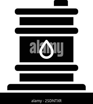 Barrel Vector Icon Design Illustration Stock Vector