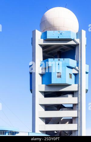 Doppler Weather Radar Station In Shape Of Soccer Ball Stock Photo - Alamy
